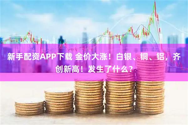 新手配资APP下载 金价大涨！白银、铜、铝，齐创新高！发生了什么？
